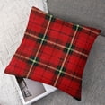 thumbnail image 7 of PIKWEEK  Christmas Scottish Tartan Plaid Throw Pillow Covers Farmhouse Classic Decorative Square Cushion Cases for Home Decor Sofa Couch  , Various Sizes, Set of 2 White, 7 of 7