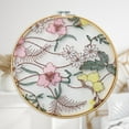 thumbnail image 4 of veasfak Embroidery Hoops Pendants Floral Crafts for Home Wedding Dining Hanging 30cm, 4 of 9