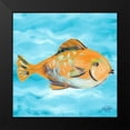 thumbnail image 2 of DeRice, Julie 20x20 Black Modern Framed Museum Art Print Titled - Fish Underwater II, 2 of 5