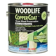 Green, Wolman Satin Woodlife CopperCoat Wood Preservative- Gallon, 1 Pack