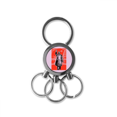 thumbnail image 1 of Porte-clés en Métal Inoxydable Rouge Chine Éducation, 1 of 3