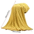 thumbnail image 3 of Egzmbll Throw Blanket 180*200cm Super Soft Warm Flannel Solid Color Blankets Microfiber Thickening Machine Washable Suit Bedroom Bed Swimming Pool Sofa Floor Outdoor Camping Blanket, 3 of 5