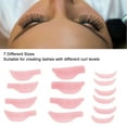 thumbnail image 3 of Eyelash Perming Pads 7 Pairs Lash Lift Pads Rods, Lash Lift Eyelash Curlers Eyelash Perm Rods Soft Reusable Lash Lift  7 Size Eyelash Perming Curler Shield, 3 of 8
