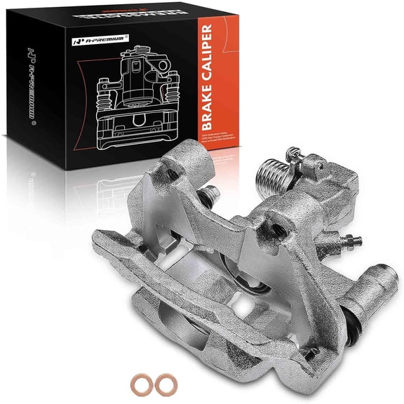 A-Premium Brake Caliper Assembly with Bracket Compatible with Buick LeSabre Park Avenue Pontiac Bonneville 2000-2005 Oldsmobile Aurora 2001-2003 Rear Passenger Side