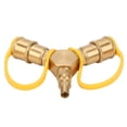 thumbnail image 4 of Propane Quick Connector, Brass Material   Gas Line Splitter NPT Standard Thread Sealed  For RV, 4 of 8