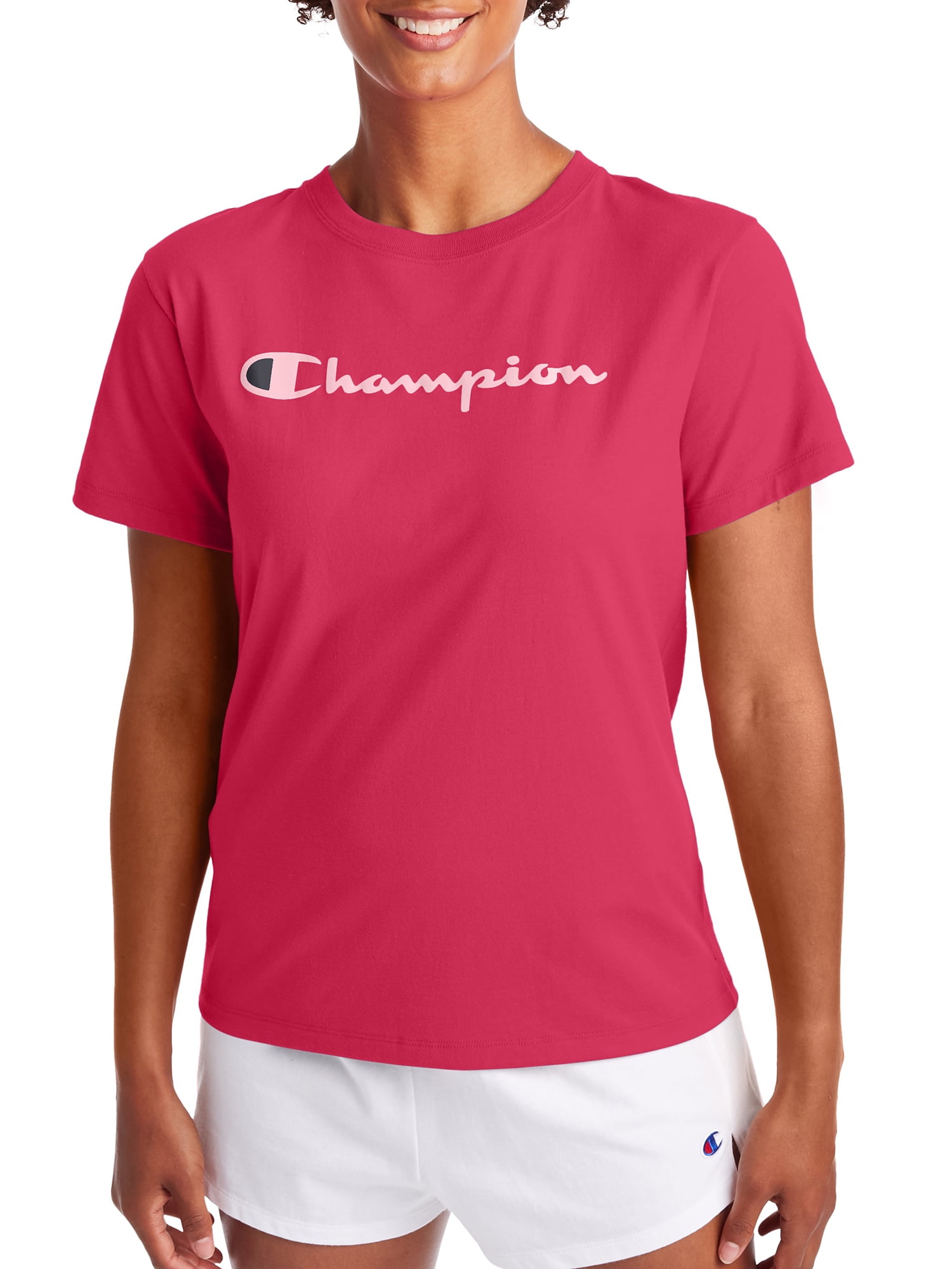 red champion shirt womens