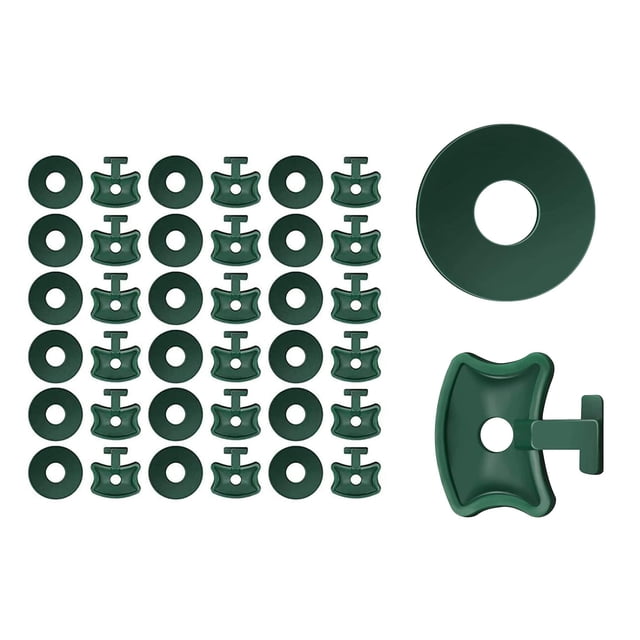 200 clips de plástico para invernadero, clips de fijación y arandelas para invernadero, clips de esquina extensores para invernadero. oso de fresa Hogar