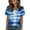 Blue, variant on Staron Men's and Women's Tie Dye Gradient Printed Casual Round Neck Short Sleeve T-Shirt Vintage Graphic Tee Loose Fit Stretchy, Blue 3XL