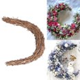 thumbnail image 1 of PENGXIANG Natural Crescent Shape Rattan Wreath Base DIY Accessories for Easter Party Decor, 1 of 7