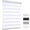 White, variant on MYshade Cordless Zebra Blinds White-33"W*64"H Pull Down Roller Window Shades Double Layer Light Control Free Stop Window Shades Day and Night Blinds Easy Installation for Home