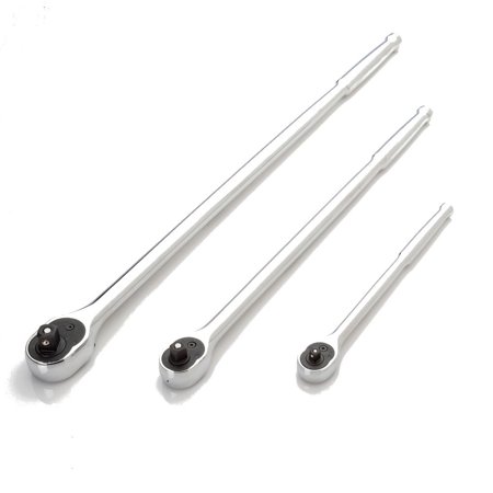 

EZ Red MR482XLC 3-Piece Full Chrome Ratchet Set