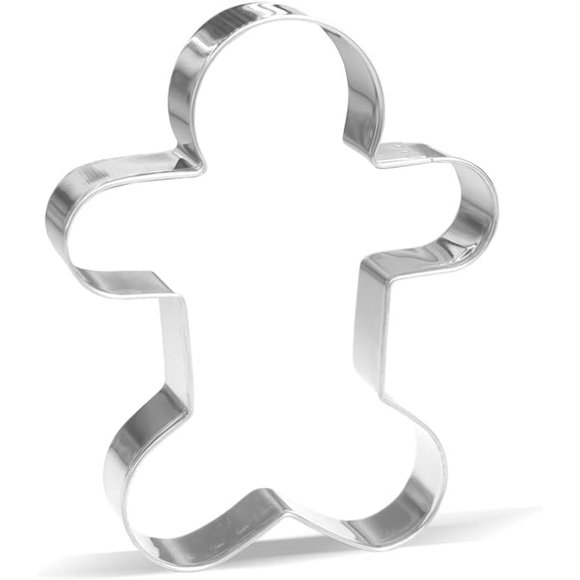 5.6 Pouces Coupe-Cookie Bonhomme en Pain d'Épice – Acier Inoxydable