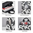 thumbnail image 3 of Xecao Black And White Sheeps print Backpack For women men Aesthetic Lightweight Travel Daypack Simple Cute Backpack For Bookbag, 3 of 5
