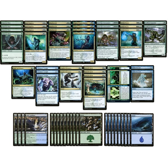 Elite Simic Adapt Deck - Super Strong - Blue Green - 60 Card - MTG NM/M!