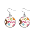 thumbnail image 1 of Boucles d'Oreilles Pendantes Motif Nourriture Sucrée Argentée Bijoux Femme, 1 of 3