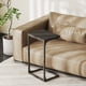 thumbnail image 1 of VASAGLE Mesa Auxiliar en Forma de C con Estructura de Metal Reforzada y Patas Ajustables, 1 of 6