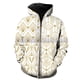thumbnail image 1 of Sudadera con capucha y cremallera con estampado abstracto para hombre, estilo hip hop, unisex, con estampado 3D, divertida, para adolescentes, primavera 2024, gran oferta para mujer, 1 of 6