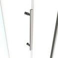 thumbnail image 5 of 50"-54"W x 72"H Sliding Shower Door, Clear Glass Bathtub Doors with 1/4" Tempered Glass, Handle, Framed Sliding Tub Door for Bathroom, Partition, Bathtub, Chrome, 5 of 8