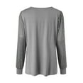 thumbnail image 5 of mgoYE Women Dressy Shirt Sheer Mesh Long Sleeve Glitter Tunic Tops Crewneck Casual Bling Blouse for Party Travel(Light Gray,5XL), 5 of 9