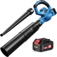thumbnail image 1 of 20V Cordless Leaf Blower with 4.0Ah Battery and Charger, Variable Speed, Up to 460 CFM and 190 MPH, 2-in-1 Electric Blower for Yard, Patio, Driveway and Garage, 1 of 10