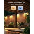 thumbnail image 3 of Govee Outdoor Deck Lights, Rgbic Outdoor Lights With 4000K White Light, Ip65 Smart Fence Lights With App Control, Voice Control, Led Path Light For Outdoor Decor,Wired 6 Packs (32.8Ft), 3 of 5