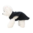 thumbnail image 2 of Petitebelle Plain Single Color Fleece Puppy Dog Sweaters (Black, Small), 2 of 4