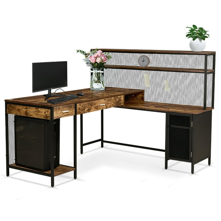 Sauder Boulevard Cafe LShaped Desk Homemakers