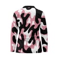 thumbnail image 5 of Yuyamidu Pink Cow Print Golf Shirt for Women Long Sleeve Golf Tops Cute 1/4 Zipper Soft Activewear Athletic Tennis Shirts Size 2XL, 5 of 8
