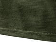 thumbnail image 5 of WREESH Men's Casual Solid Color Three Button Pullover, Short Sleeve T-Shirt Top with a Classic Fit Olive Green, 5 of 9