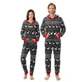 thumbnail image 5 of URMAGIC Matching Pajamas Set for Family Fleece Onesie Christmas Sleepwear Zipper Jumpsuit with Pockets, 5 of 11