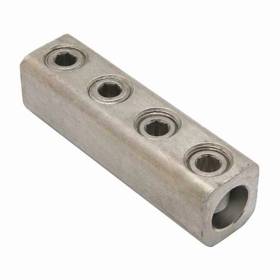 Burndy MechConn,Aluminum,11/16 in,Hex AMS350