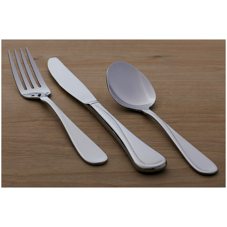 Oneida Flight 65-Piece Stainless-Steel Flatware Set with Serving