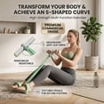 thumbnail image 2 of Pedal Resistance Bands with Handles, 6 Tube Foot Pedal Exercise Band for Home Workouts, Yoga Stretching, Core & Full Body Training, 2 of 6