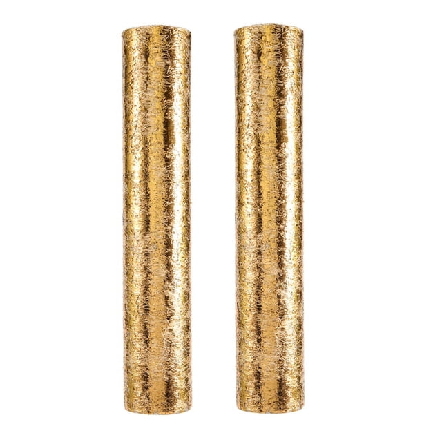 Camino de Mesa de 2 Piezas, Rollo de Cinta de Tul de PoliéSter Brillante con LáMina Dorada, DecoracióN de Navidad para Bodas y Fiestas de CumpleañOs