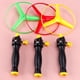 thumbnail image 3 of 10 piezas de juguetes de disco volador para niños, juguetes de disco volador con cuerda para tirar, platillos voladores, 3 of 6