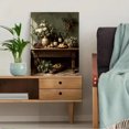 thumbnail image 5 of Antique Danish Interior Still Life Canvas Moody Vintage Vertical Home Wall Art, 5 of 8