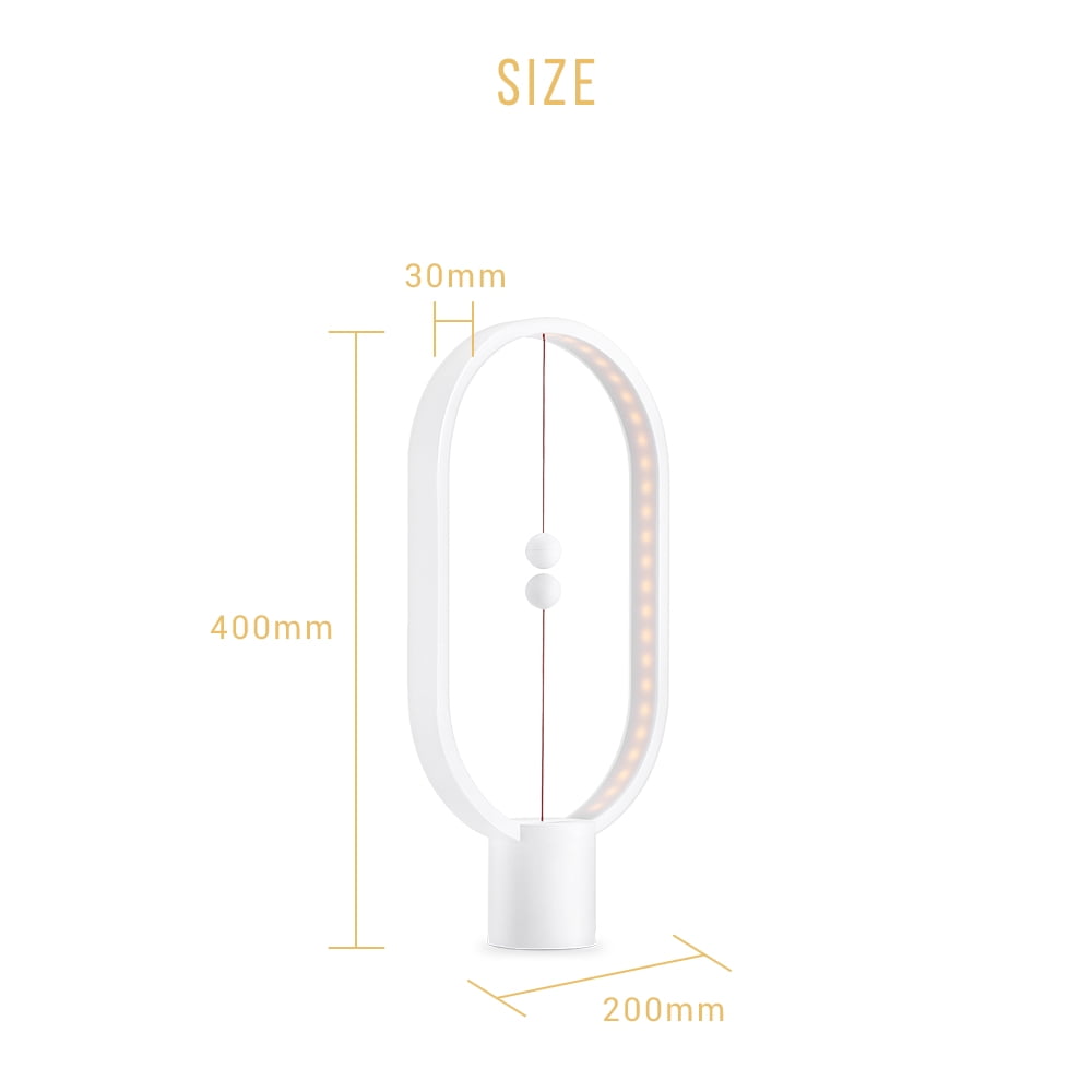 Heng Balance desk Lamp Ellipse; LIGHT WOOD