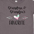 thumbnail image 4 of Inktastic Grandma and Grandpas Favorite- Heart Grandchild Boys or Girls Toddler T-Shirt, 4 of 5