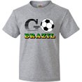 thumbnail image 3 of Inktastic Go, Brazil- Soccer, Football Youth T-Shirt, 3 of 5