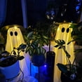 thumbnail image 5 of 5FT Halloween Decorations Outdoor, Cute Halloween Decorations Indoor, Spooky Ghost Halloween Decor with Witch Hat, Scary Ghosts Decor with LED Lights for Front Porche Yard Garden Home, 5 of 9
