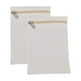 thumbnail image 1 of HILABEE 2 Pcs à Coudre avec Poche Zippée Portefeuille Caché pour Chandails en Molleton Chandails à Capuchon Vestes Blanc, 1 of 9