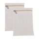 thumbnail image 1 of 2 piezas de bolsillo lateral cosido con cremallera, billetera pequeña, bolsa para teléfono, bolsa de seguridad para viajes Blanco, 1 of 9