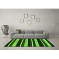 thumbnail image 3 of Ahgly Company Indoor Rectangle Abstract Green Modern Area Rugs, 2' x 3', 3 of 4