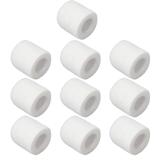 Bandage Auto-Adhésif, Bandage à Poignée Réglable pour Sports pour Entraînement Physique Blanc