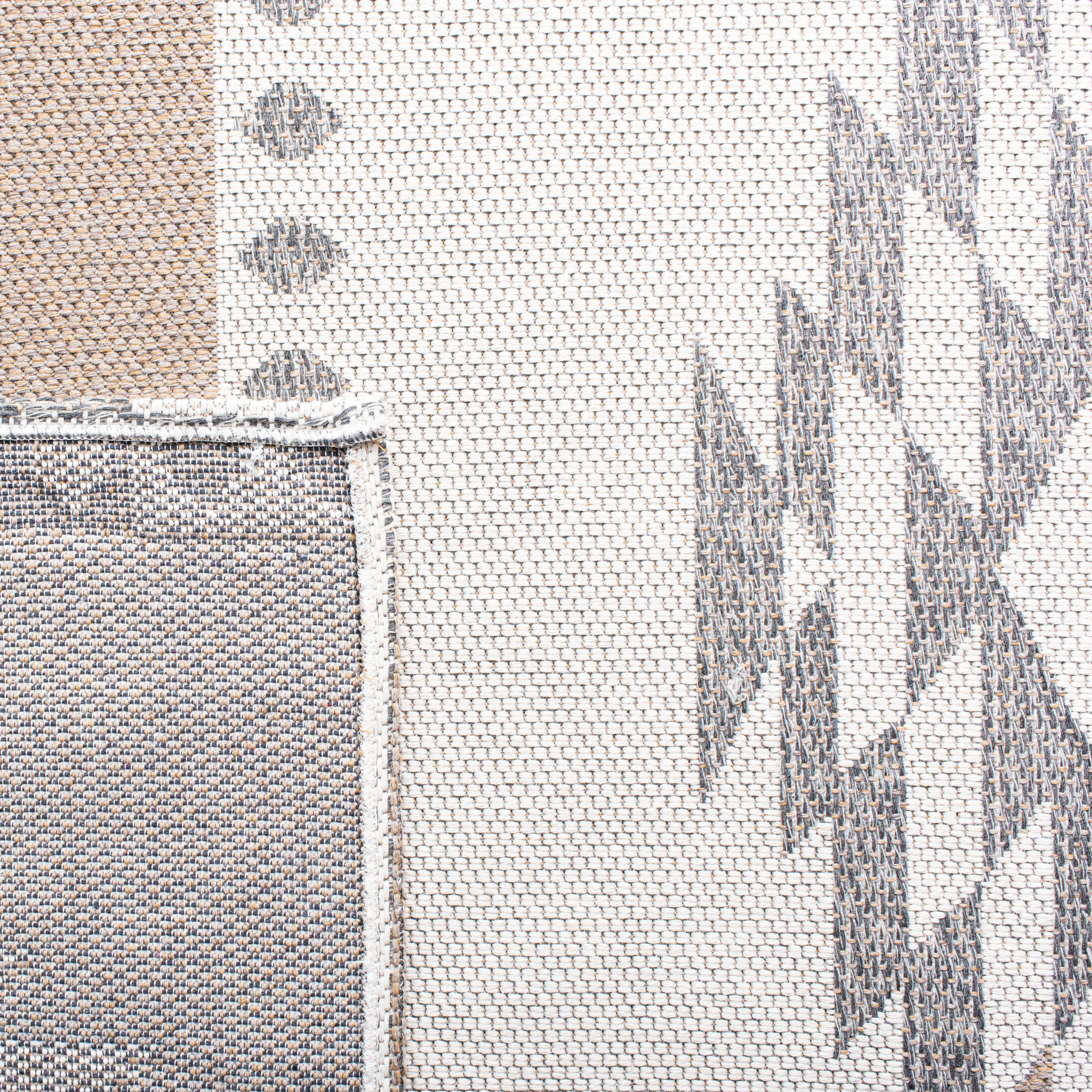 SAFAVIEH Augustine Bradford Geometric Runner Rug, Taupe/Cream, 2' x 8'