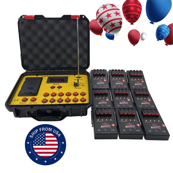 500M 36 Cues Fireworks Firing System 1201 Cues wireless control For Party wediing