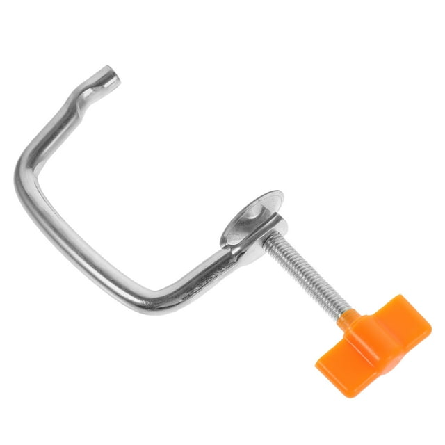 Mobutofu Pasta Making Machine Clamp 1Pack Silver Iron Alloy Pasta Maker Fixing Clip for Maintenance