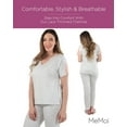 thumbnail image 5 of MeMoi Women's Cotton Blend Lace Trim Short Sleeve Top and Pants Sleep Set - Womens - Female, 5 of 7