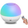 thumbnail image 1 of Lámpara de noche LED COOLHOOD luz nocturna para niños, lámpara de mesa de ambiente regulable táctil con control remoto, 16 colores y 4 modos que cambian de color USB recargable LED luz nocturna para dormitorio sala de estar Zhivalor OTTO-HJW-0732, 1 of 6