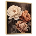thumbnail image 2 of Designart "Unveiled Vintage Peony Botanicals II" Peonies Floater Framed Canvas Wall Art, 2 of 5